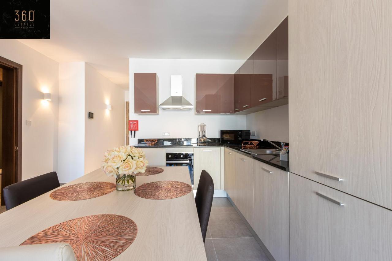 High-End Central Apt With Comfy Bed & Super Wifi By 360 Estates San Ġwann Esterno foto